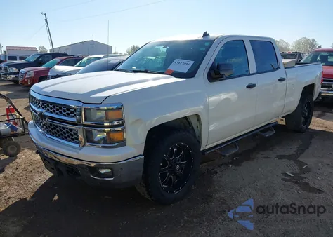2014 Chevrolet Silverado 1500 1Lt из США, поврежденный, VIN 3GCUKREC9EG282645
